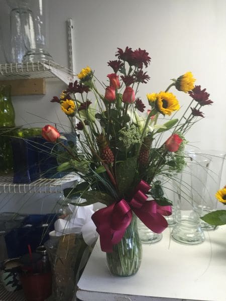 Sunflowers, Roses Mix R0107 image 0