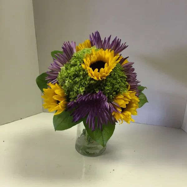 Sunflowers Purple Fugies M0199 image 0