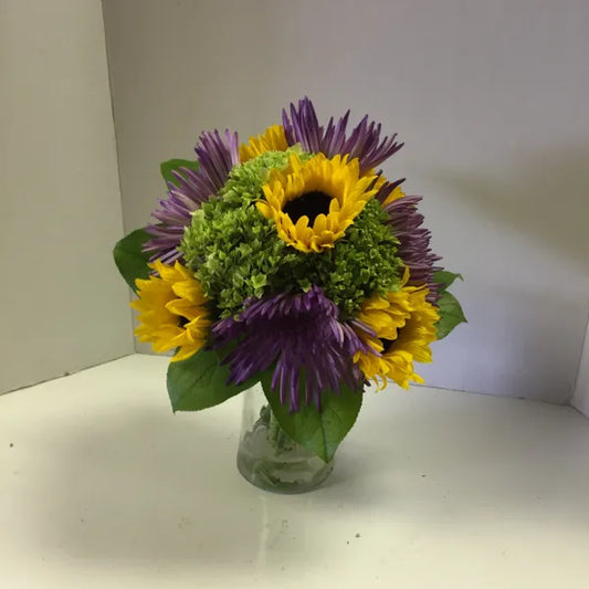 Sunflowers Purple Fugies M0199 image 0