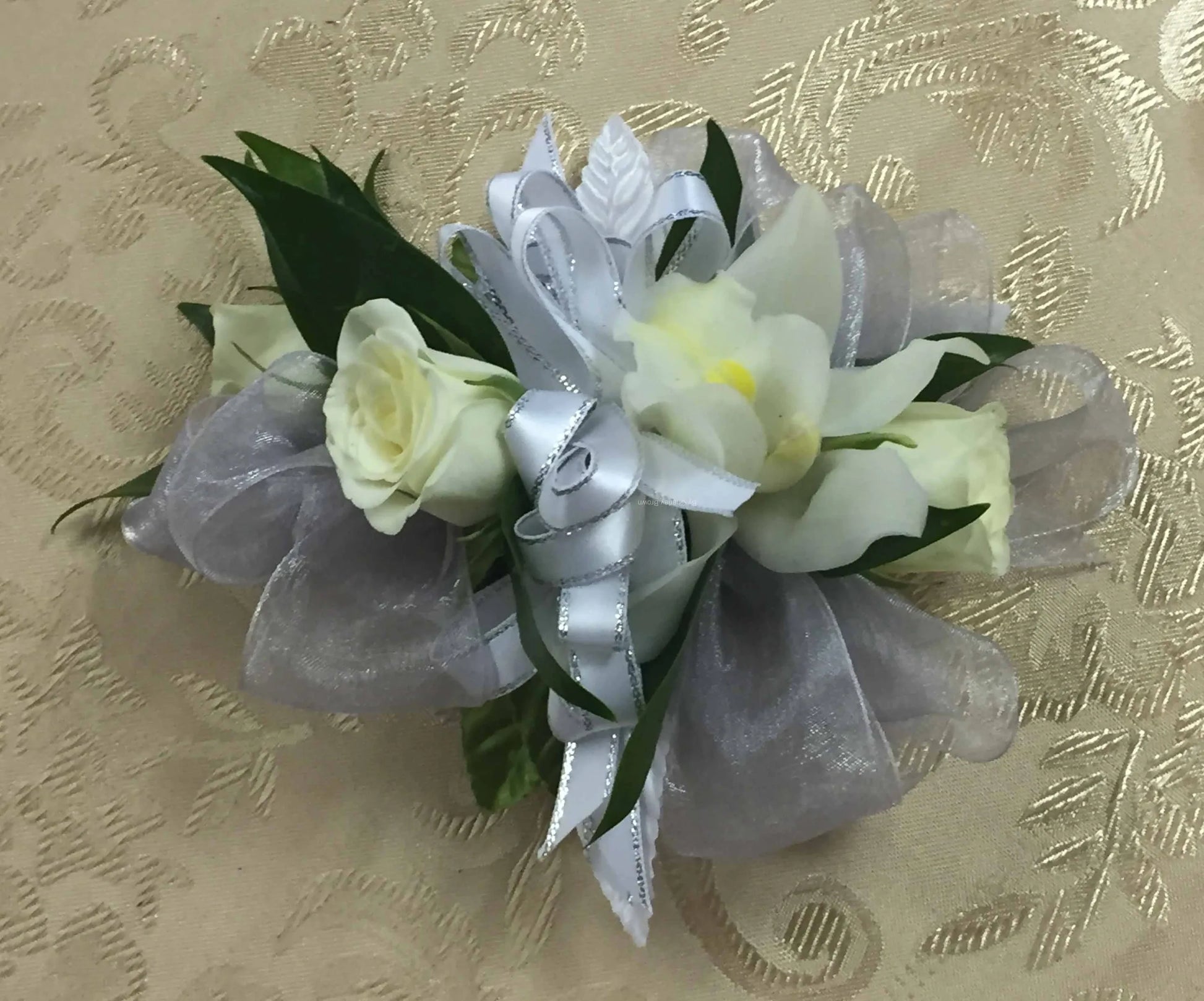 Roses Silver Corsage W0121 image 0